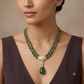 Opal Crown Emerald Tear Drop