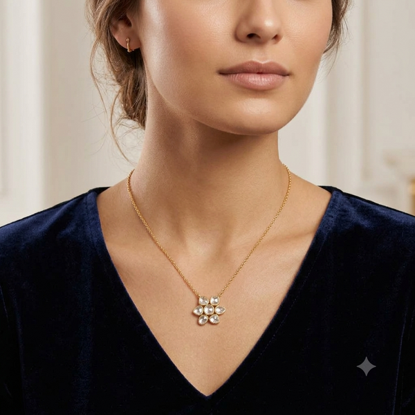 Rajwada Flower Necklace