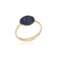 Sapphire Blue Orbit Ring