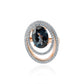 Rose Celeste London Blue Topaz Ring
