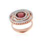 Rose Celeste Tourmaline Ring