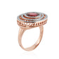 Rose Celeste Tourmaline Ring