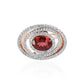 Rose Celeste Tourmaline Ring