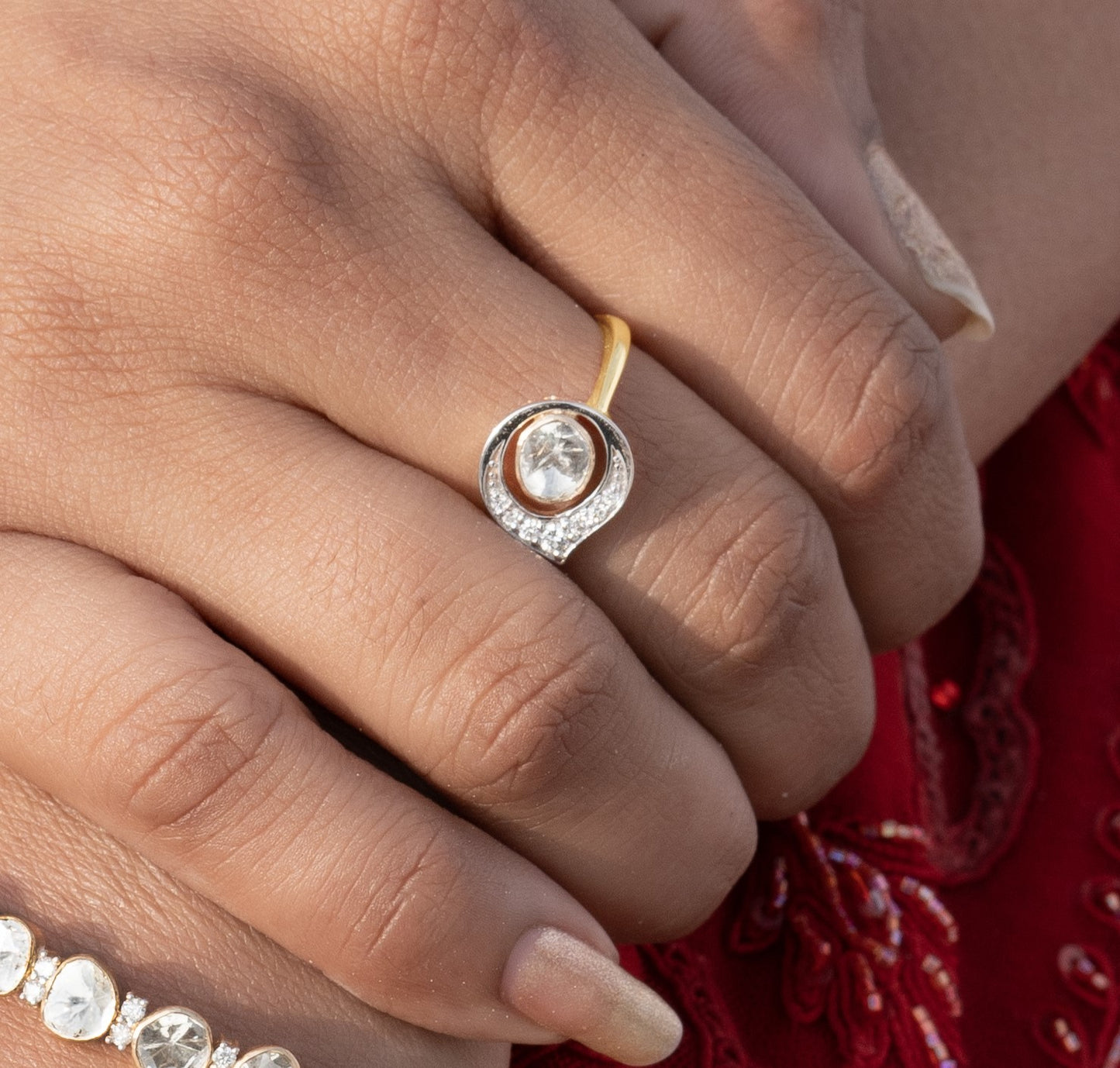 Aurelia Halo Ring