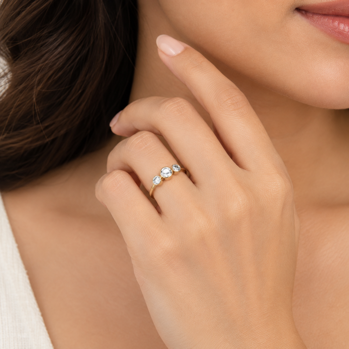 Trielle Gold Ring