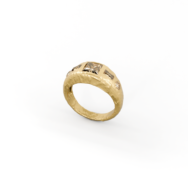 Rockline Diamond Ring