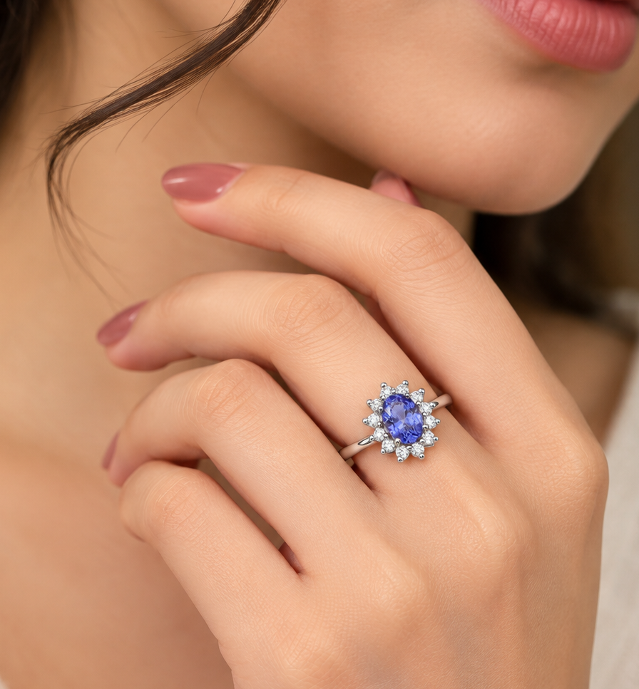 Tanzora Halo Ring