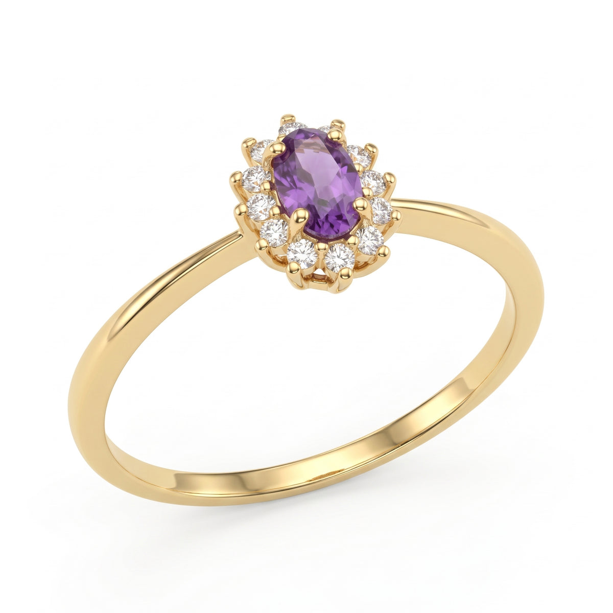 Lavender Crown Ring
