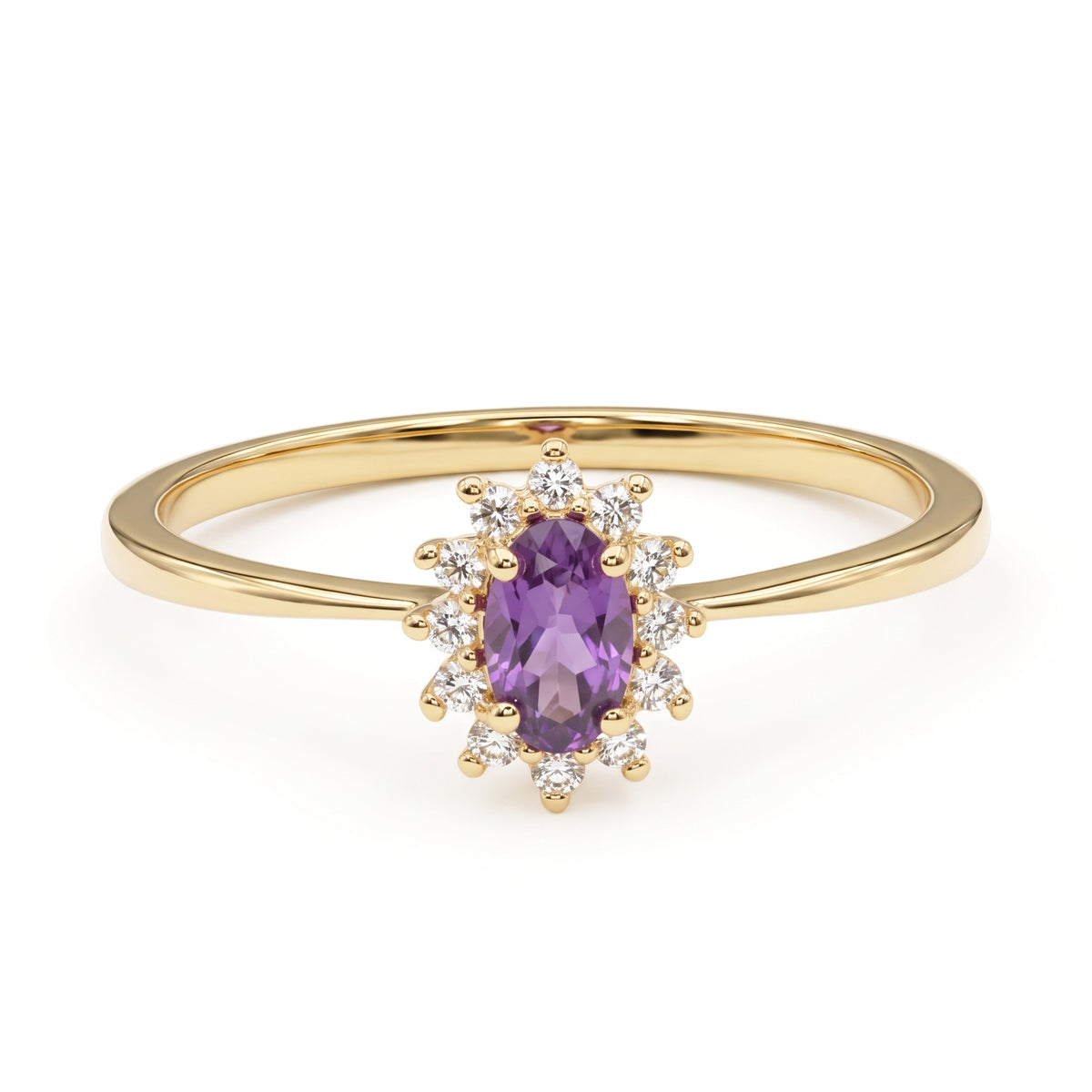 Lavender Crown Ring
