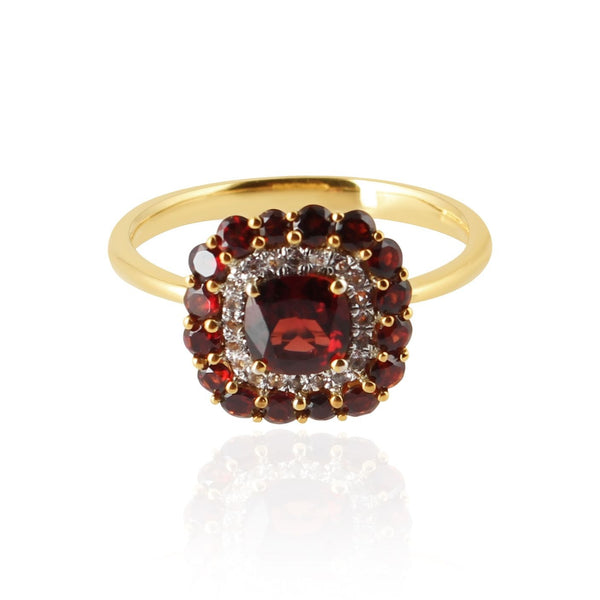 Color Saga Small Cushion Ring
